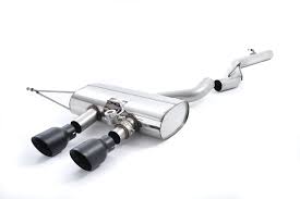 Milltek VW Golf VI R 2.0 TSI dual cat-back systeem met zwart gla