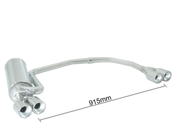 Peugeot 206 Einddemper Ragazzon