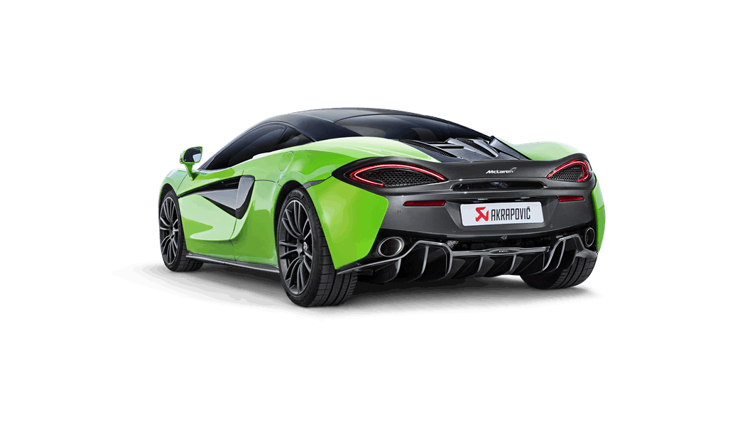 Akrapovic Mclaren 540C / 570S / 570Gt Titanium Slip On Uitlaat Systeem