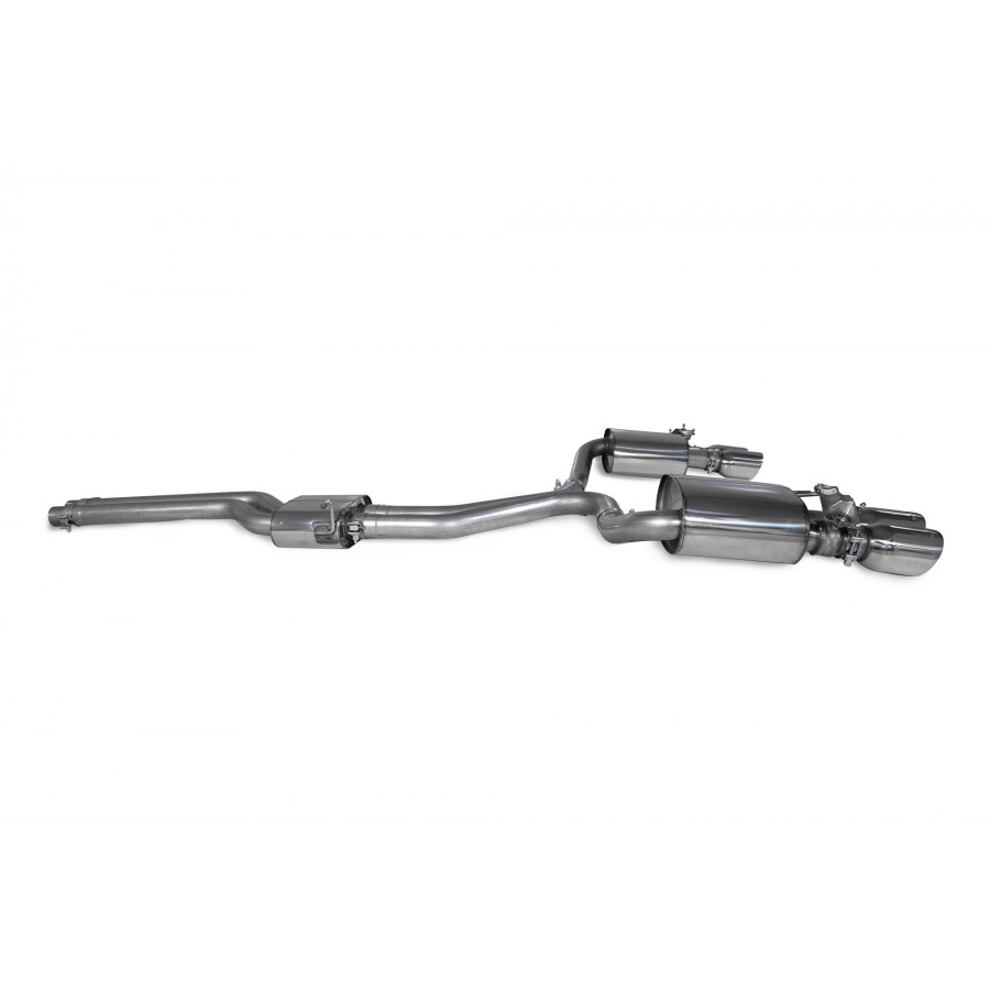 Scorpion uitlaat Audi S4 B9 Quattro Avant, Saloon & Sedan. Non sports diff & non GPF model resoneren