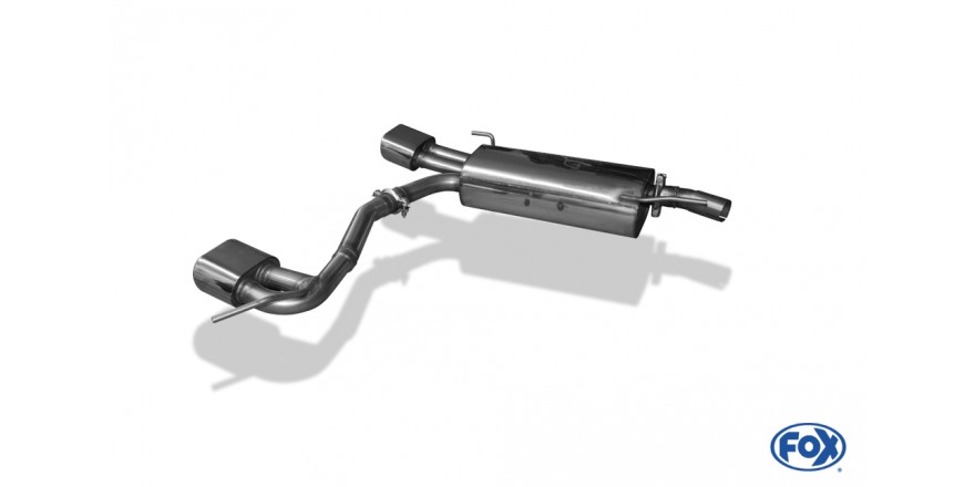 VW Golf III/ Golf IV Cabrio Einddemper Uitgang rechts/links - 13