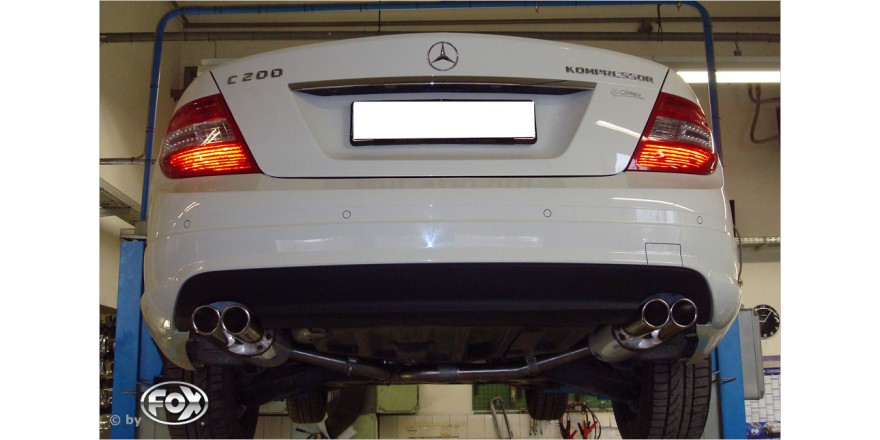 Mercedes C-Klasse 4 Zylinder - W204/S204 AMG-Paket Einddemper re