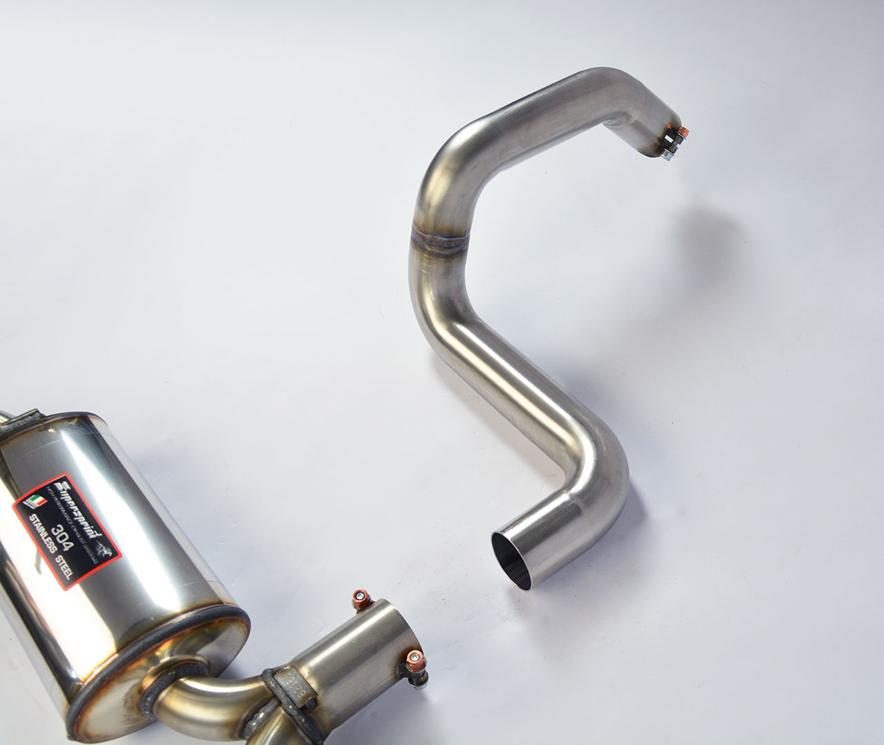 595 ABARTH 1.4T (145 Hp) (Ø65) 2015 Rear exhaust Right - Left