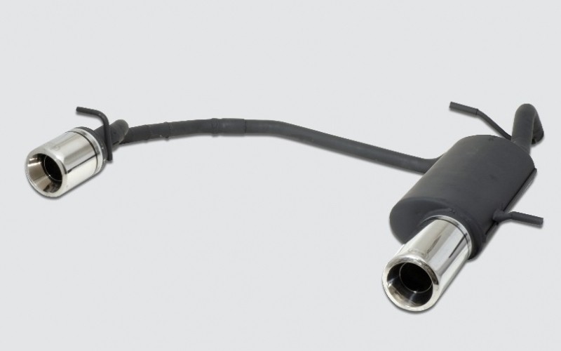 Einddemper duplex Citroen C2 VTR/VTS 2004-2013 RVS eindstuk 90mm