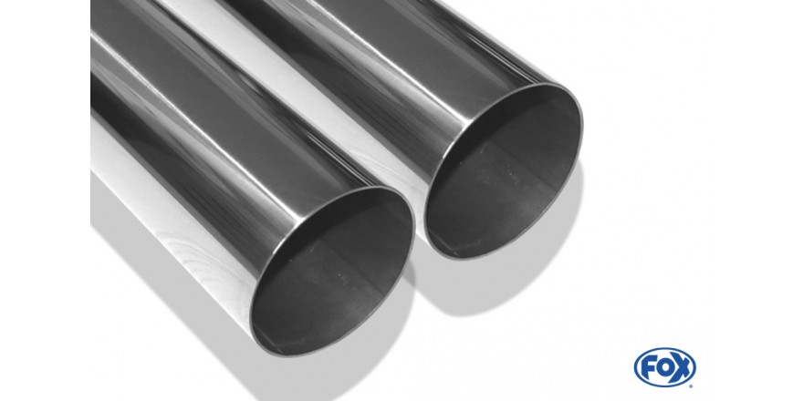 VW Golf IV 3-drsig Einddemper Side Pipe - 2x70 Typ 10 Uitgang vo
