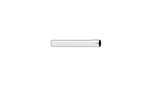 buis L=500mm 1 3/4 inch (44,5mm) Simons Staal