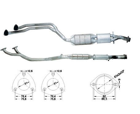 BMW 320i 2.0i 24V 1991 cc 110 Kw / 150 cv M50 E36 Magnaflow CAT