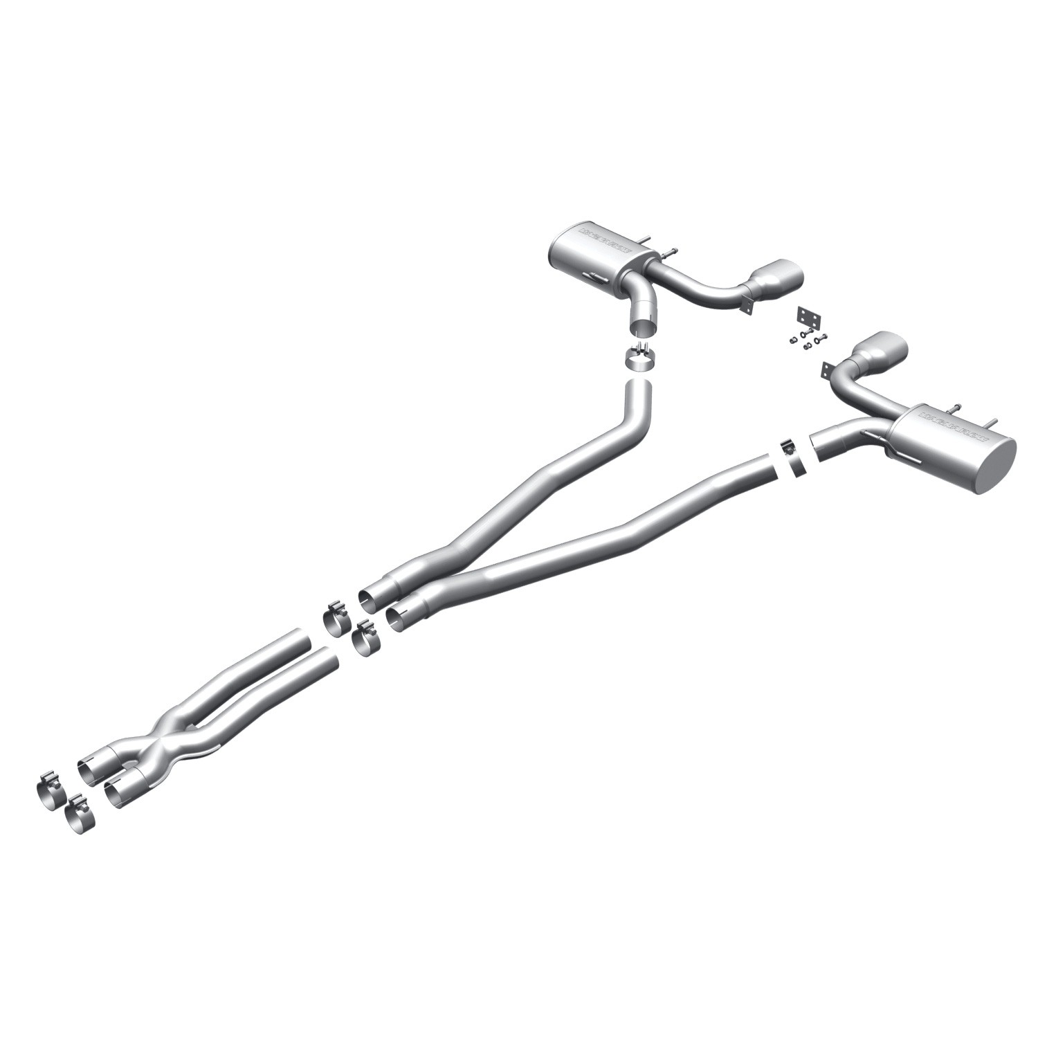 Cadillac Cat-Back 11 Cadillac CTS-V Coupe 6.2 Magnaflow Cat-Back