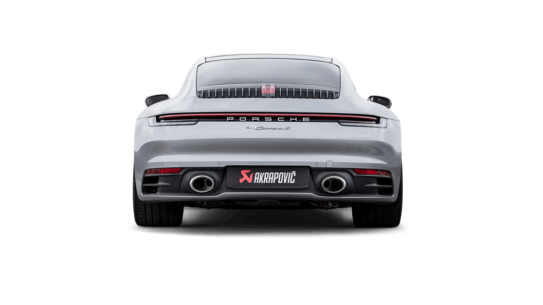 Akrapovic Porsche 911 Carrera S/4/4S/Cabriolet (992) With Gpf – “Slip On” Race Line Titanium Exhaust