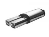 Sport-Eindemper 2x80x65mm Universeel RVS Ulter-Sport
