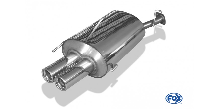 Honda Prelude IV BB9 Einddemper - 2x76 Typ 13 FOX