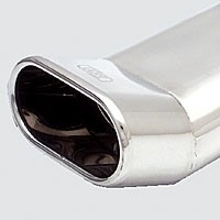 Einddemper BMW 3-serie e30 1987-1991 RVS eindstuk 145x75mm dtm r