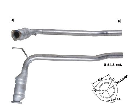 VW TRANSPORTER 1.9TD 1896 cc 50 Kw / 68 cv ABL Magnaflow CAT Bou