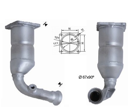 Citroen C4 1.4i 16V 1360 cc 65 Kw / 88 cv ET3J4 (KFU) Magnaflow