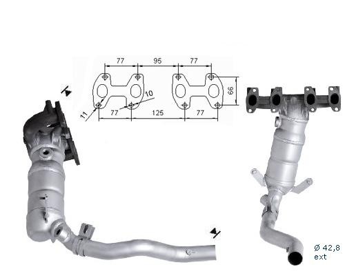 Fiat PANDA 1.2i 8V 4X4 1242 cc 44 Kw / 60 cv 188A4000 Magnaflow