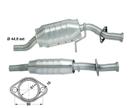 Ford FIESTA 1.3i Classic 1299 cc 43 Kw / 59 cv BL13CFI Magnaflow