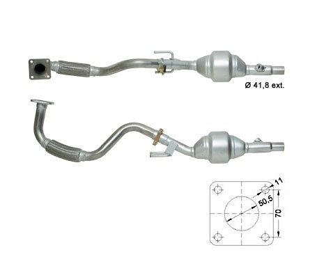 Seat CORDOBA 1.0i 999 cc 37 Kw / 50 cv ANV / AUC Magnaflow CAT B
