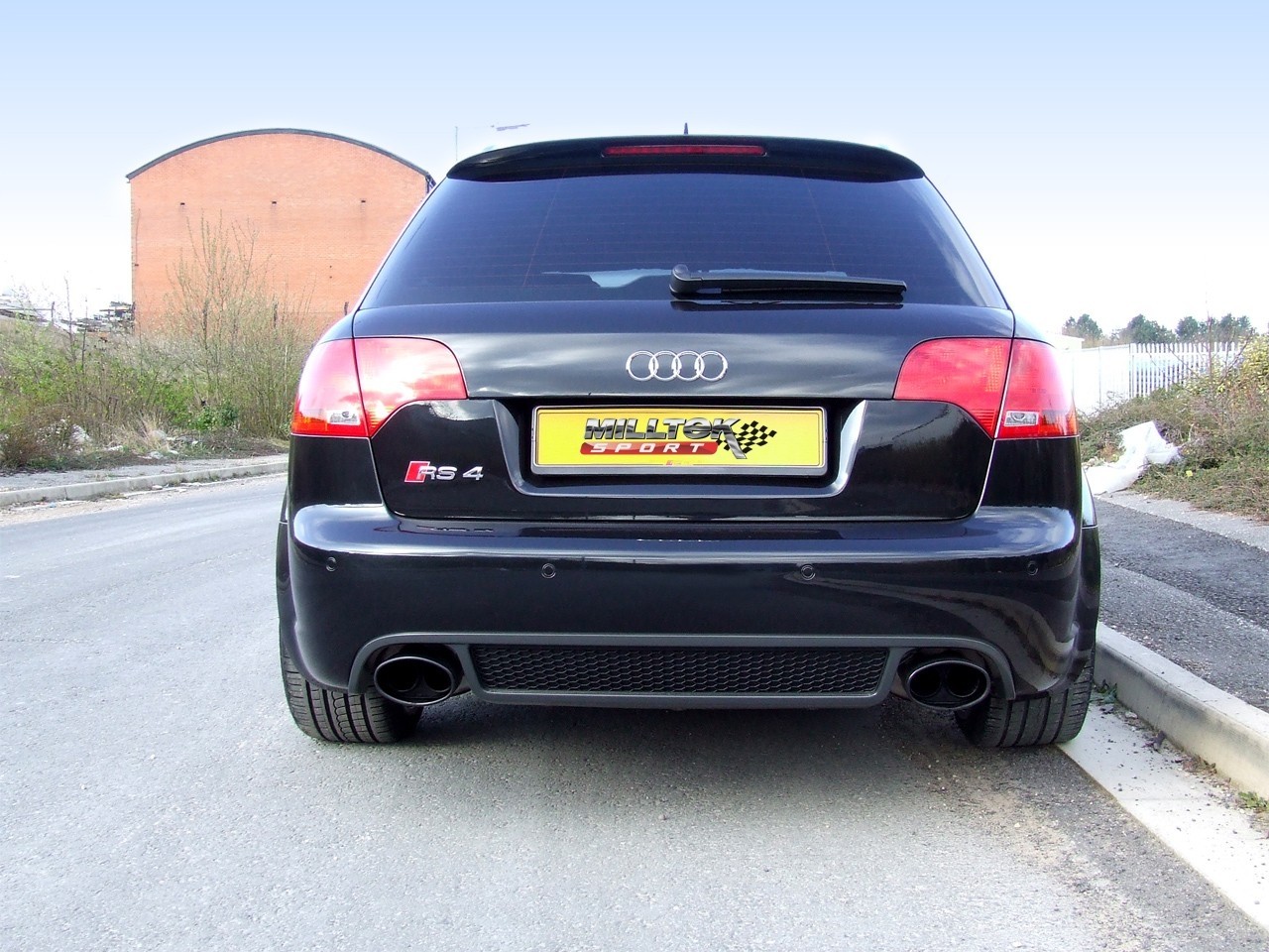 Milltek Audi RS4 B7 hi-flow sport katalysator(200 CPSI) met down