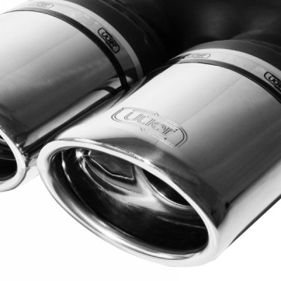 Einddemper VW Golf V duplex 2003-2008 RVS eindstuk 95x65mm rond