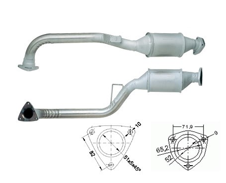 Audi 100 2.8 V6 2771 cc 128 Kw / 174 cv AAH Magnaflow CAT Bouwja