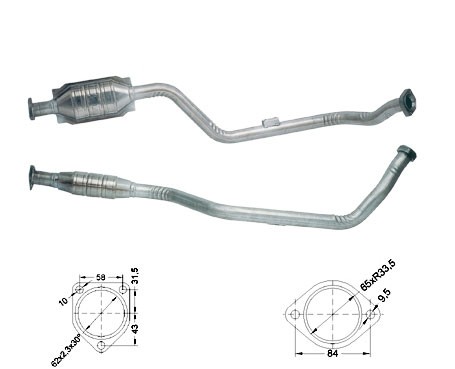 Mercedes C220D 2155 cc 70 Kw / 95 cv W202 Magnaflow CAT Bouwjaar