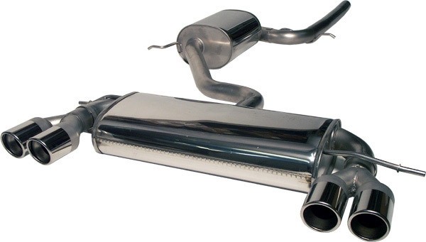 Simons Dual Power Uitlaatsysteem af kat. Audi A3 8P 2003>