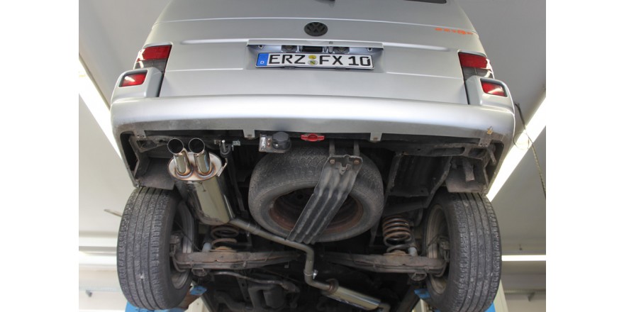 VW Bus T4 Einddemper - 2x63 Typ 28 FOX