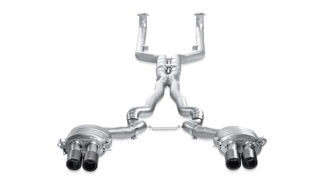 Akrapovic BMW M6 (F12, F13) “Evolution Line” Titanium Uiltaat Systeem