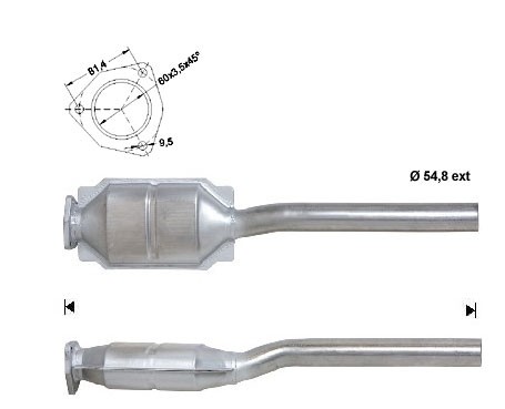 VW BORA 1.9TDi 4Motion 1896 cc 85 Kw / 116 cv AJM Magnaflow CAT