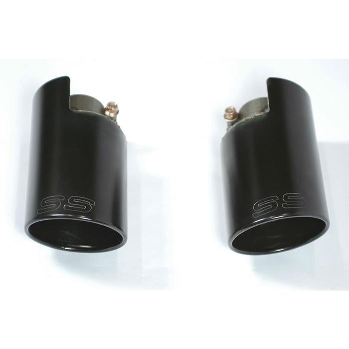 595 ABARTH 1.4T "Trofeo Edition" (140 Hp) 2015 Endpipe kit Right O100 - Left O100 "Black"