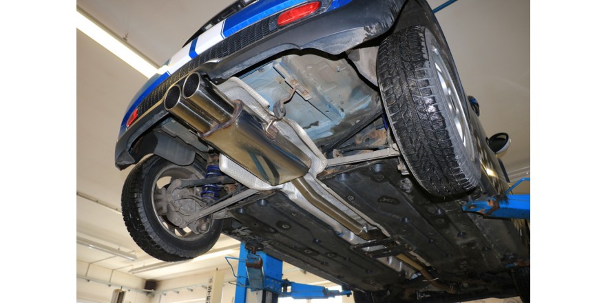 Mini Cooper S R56 Einddemper Uitgang midden - 2x100 Typ 16 FOX