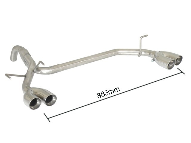Fiat 500 (typ312) Einddemper Ragazzon