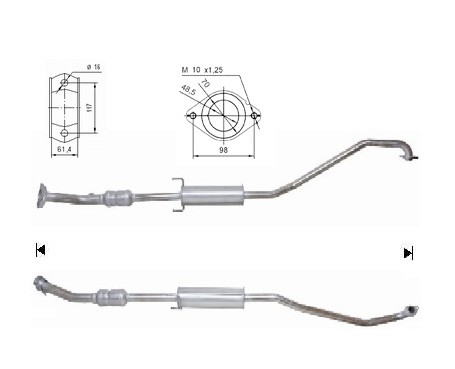 Toyota AVENSIS 1.8i 16V 1794 cc 95 Kw / 129 cv 1ZZ-FE Magnaflow