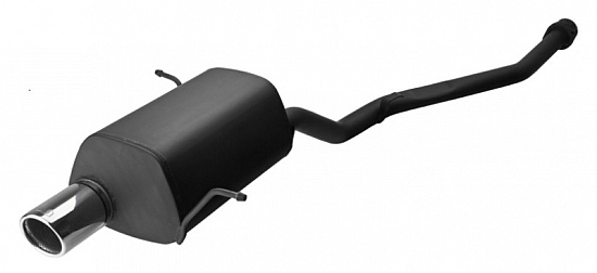 Einddemper BMW 3-serie 325i e36 1990-1995 RVS eindstuk 2x80mm