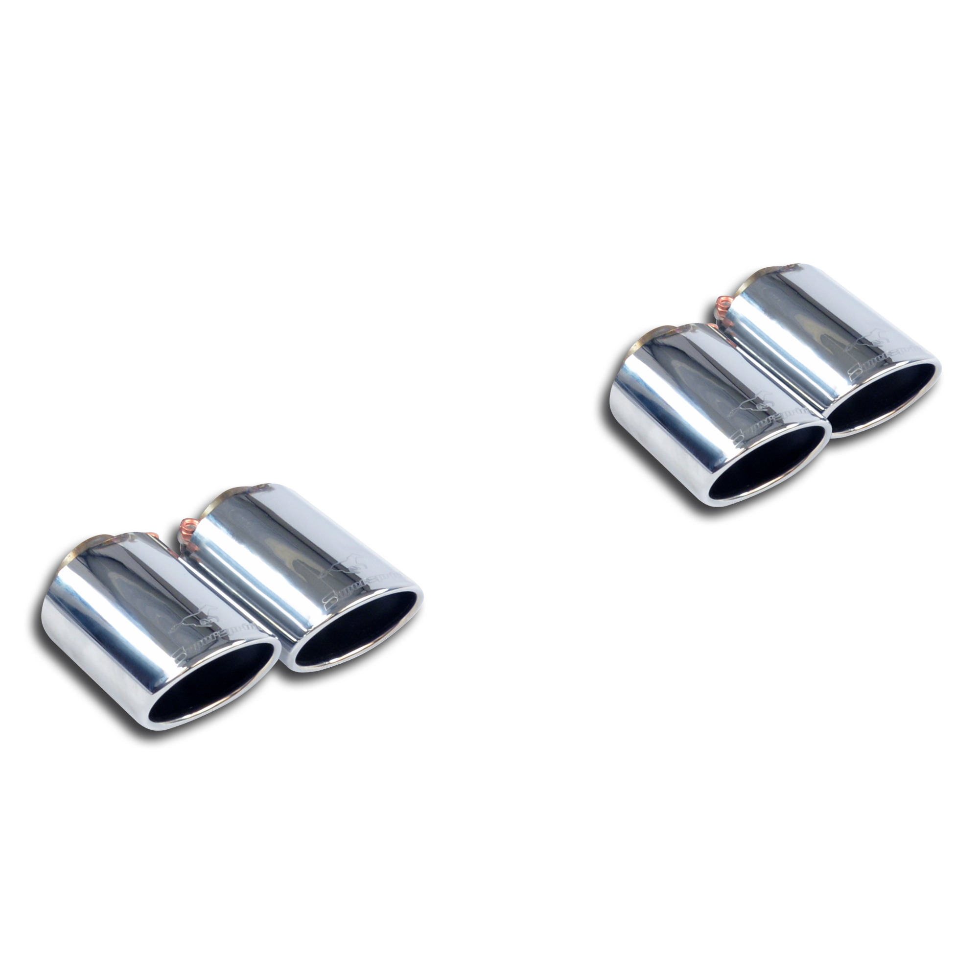 AUDI A5 F5 (Coupè / Cabrio) 2.0 TFSI (190 - 252 Hp) 2017 Endpipe kit Right + Left 2 exit 90x70