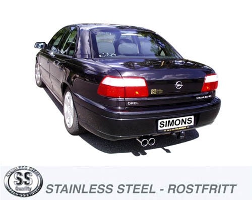 Simons Uitlaatsysteem af kat. Opel Omega B 10/1999>