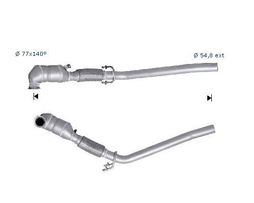 VW PASSAT V 1.9TDI 1896 cc 77 Kw / 105 cv BKC Magnaflow CAT Bouw