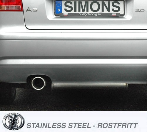 Simons Uitlaatsysteem af kat. VW Golf V 2005>