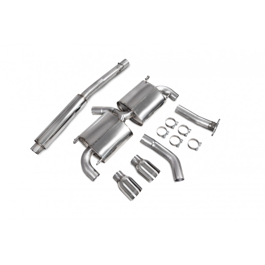 Subaru BRZ ZD8 Resonated secondary cat-back system Scorpion