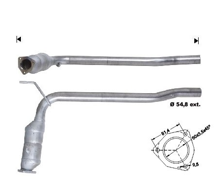 VW TRANSPORTER 2.5TD 2461 cc 65 Kw / 88 cv AJT Magnaflow CAT Bou