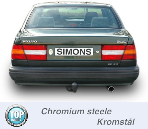 Simons Uitlaatsysteem af kat. Volvo 740/760