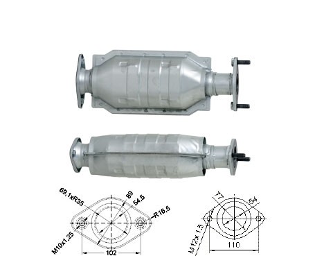 Kia SEPHIA 1.6i 16V 1594 cc 75 Kw / 102 cv B4ZE Magnaflow CAT Bo