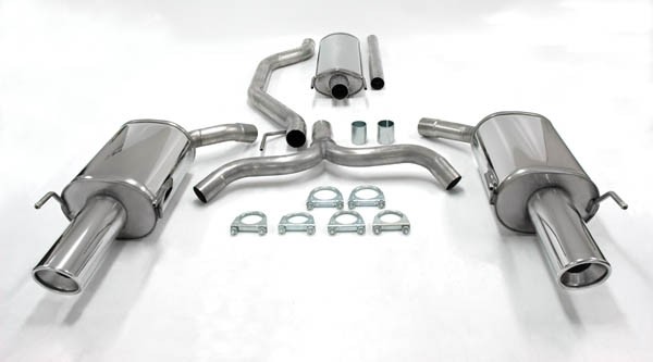 Simons Dual Power Uitlaatsysteem af kat. Opel Vectra C 2002>