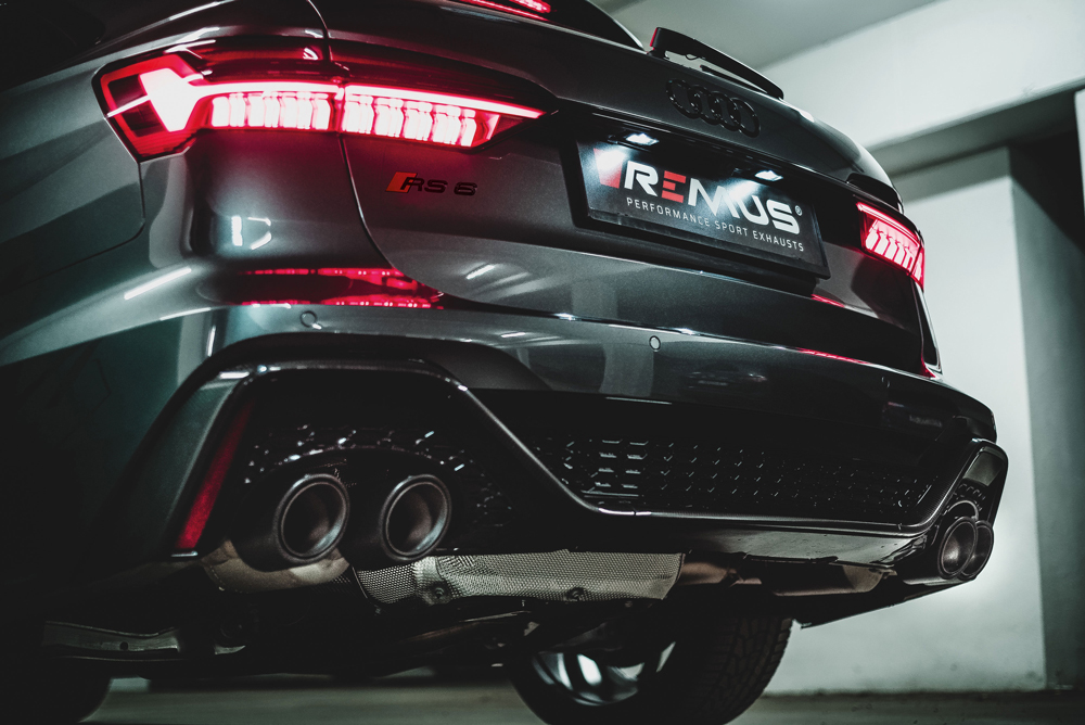 Remus Audi RS6 & RS7 C8 Racing GPF back system 4.0 Mild Hybrid GPF/roetfilter (Non-Resonated)