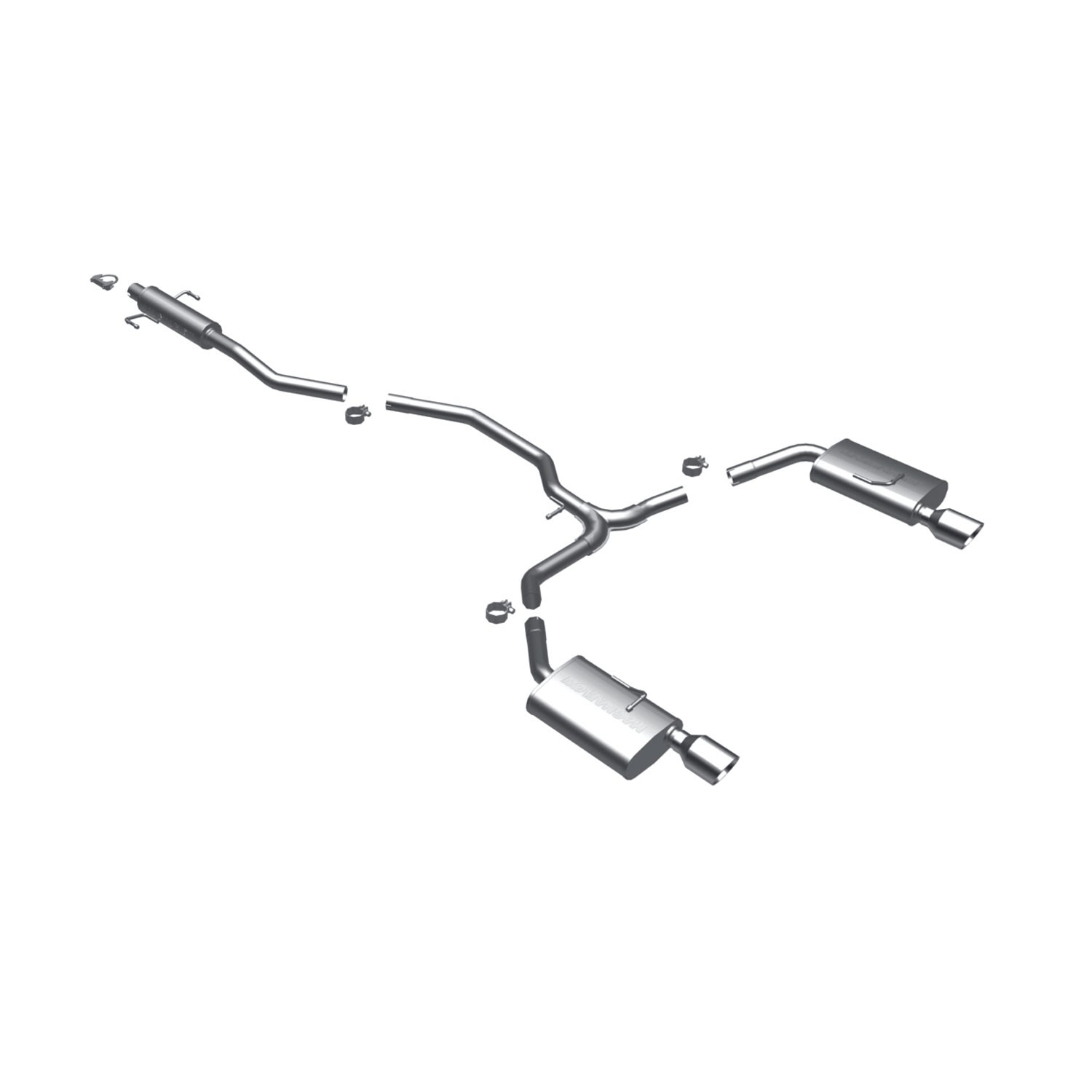 Ford Cat-Back 06- Ford Fusion 3.0L V6 Magnaflow Cat-Back