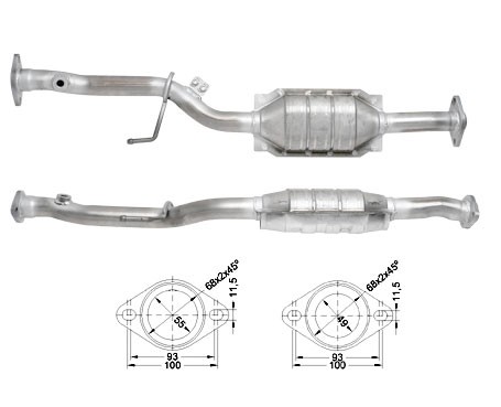 Toyota AVENSIS 1.6i 16V 1587 cc 81 Kw / 110 cv 4AFE Magnaflow CA