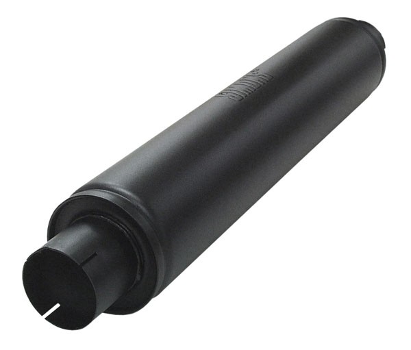 demper TURBEX rond 125 L=625mm 3 inch (76,1mm) Simons Staal