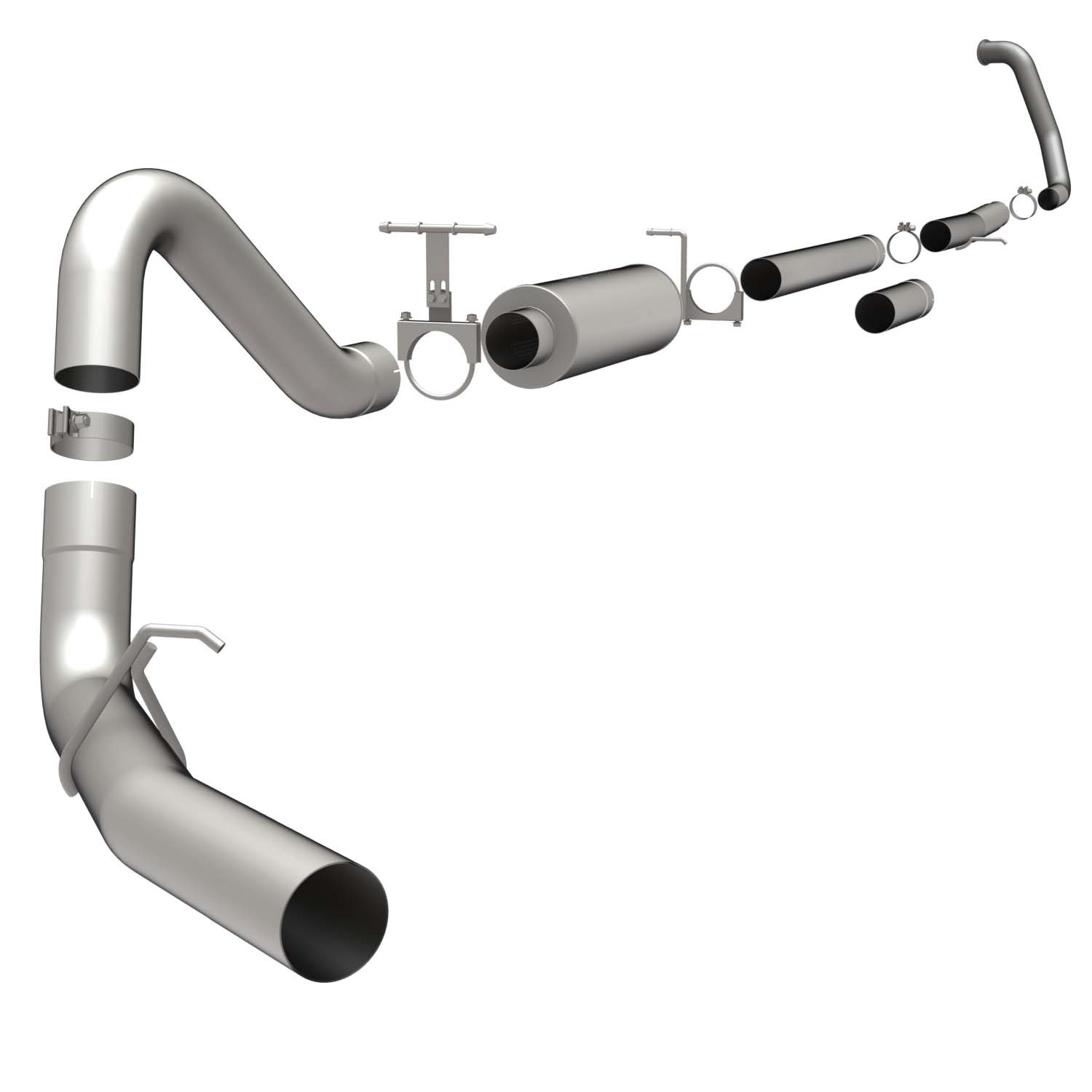 Ford Sys TB 03- Ford 6.0L Diesel Dually Magnaflow Cat-Back