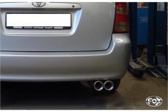 Toyota Corolla E12 Combi Einddemper - 2x80 Typ 13 FOX