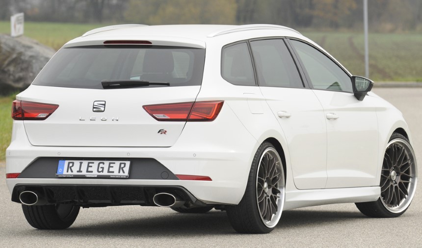 Uitlaatsysteem Seat Leon FR (5F) 1.2./1.4L TSI Rieger
